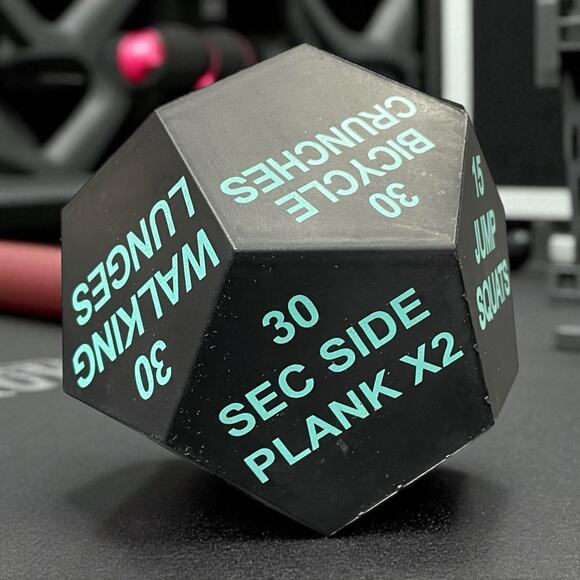 Foam Dice Die Sports Exercise Fitness 12 Sided Exercise Home Gym Workout Burpee - Picture 1 of 7